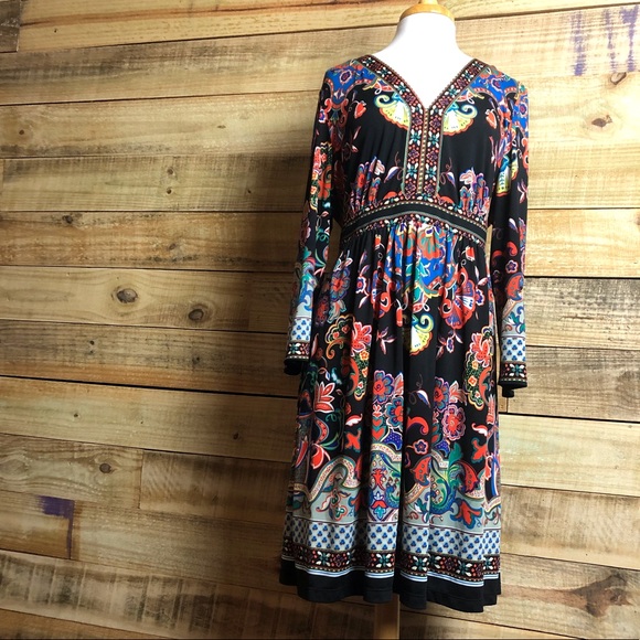 ECI Dresses & Skirts - ECI, colorful boho style print dress